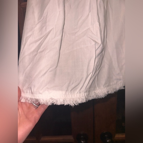 NWT Boston Proper Size‎ XS White Off-Shoulder Dress with Ruffle Sleeves - Picture 7 of 14